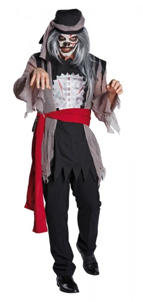 Dårligt zombie jack pirat kostume
