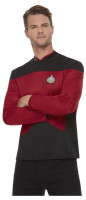 Star Trek næste generation af ensartet skjorte til mænd rød