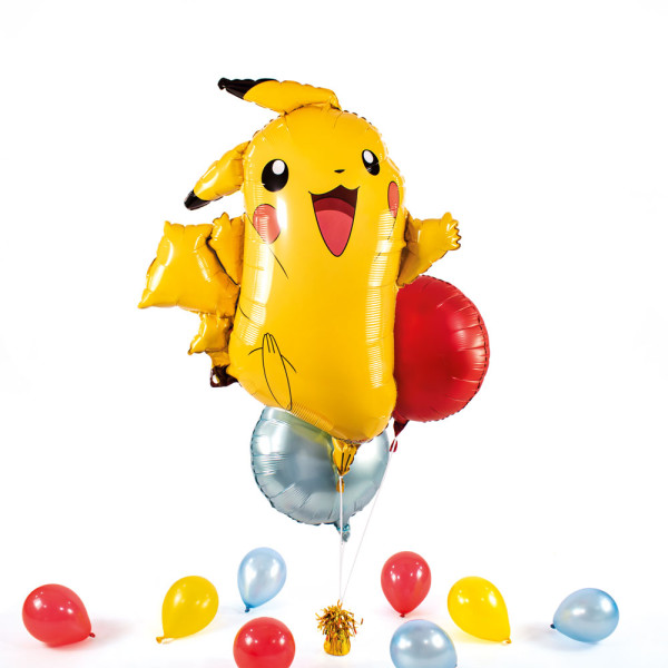 XL Heliumballon in der Box 3-teiliges Set Pikachu