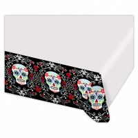 Day of the Dead Plastic Tablecloth 2.6 x 1.4m
