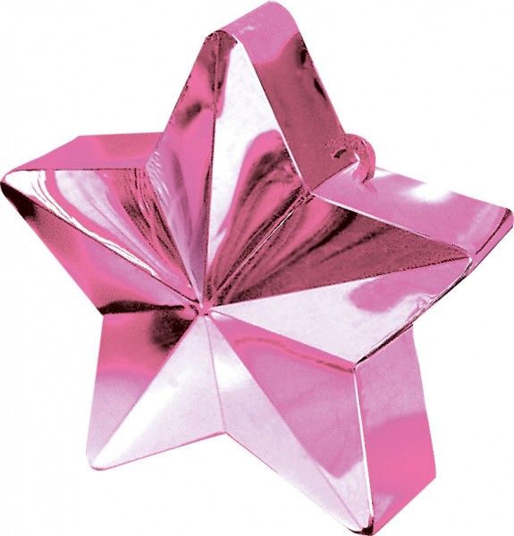 Obciążnik w kształcie gwiazdy w kolorze różowym