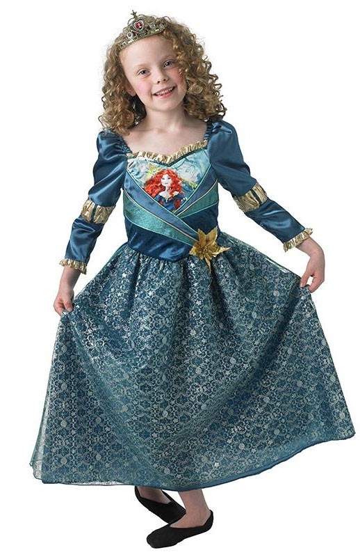 Costume da principessa Merida per bambini con diadema
