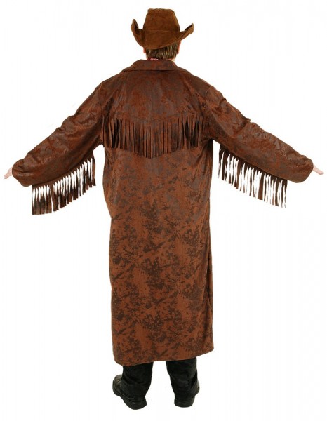 Abrigo occidental de hombre marrón 2