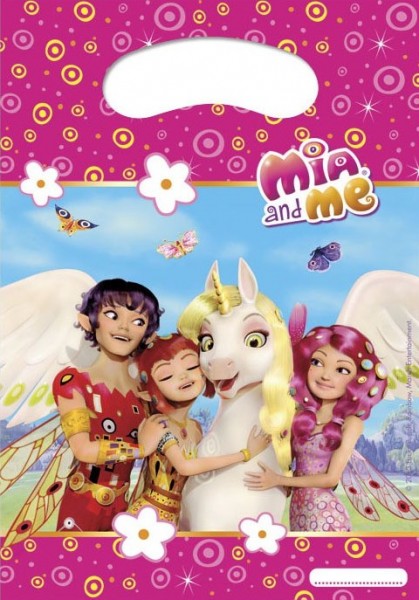 6 Mia And Me fairy party gift bags