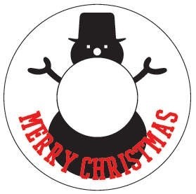 Merry Christmas Snowman Contactlenzen 2