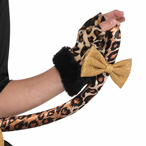 Sødt ballerina leopard kostume Leonie til piger 4