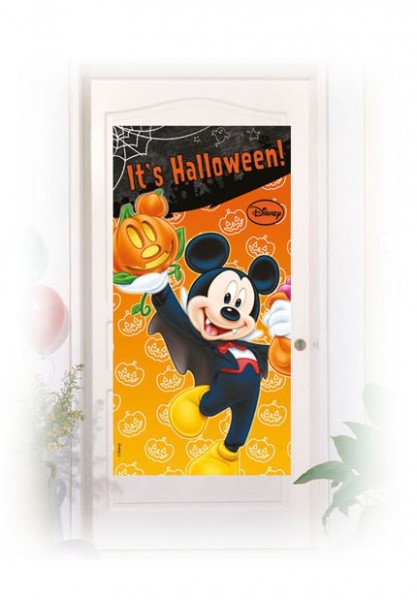 Plakat na drzwi Halloween Myszka Miki 69cm x 1,52m