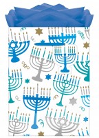 12 sachets cadeaux Happy Hanukkah