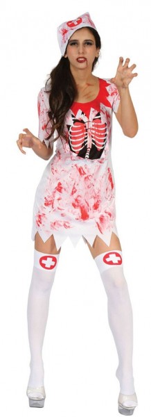 Sexy Zombiekrankenschwester Nurse Damenkostüm
