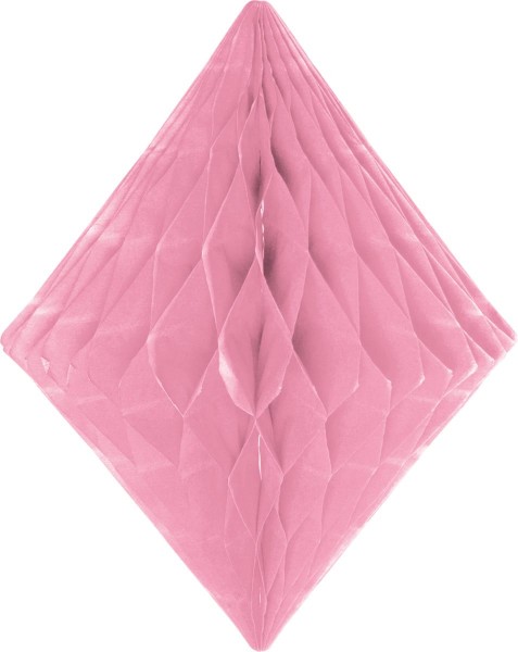 Bola de panal de diamante rosa