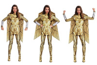 Voorvertoning: Gouden Wonder Woman dameskostuum