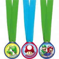 12 mini médailles Super Mario World