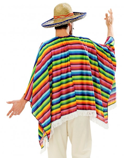 Zestaw meksykański Poncho & Sombrero 3