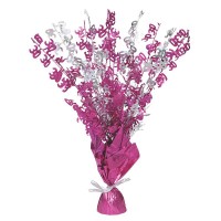 Aperçu: Fontaine de table Happy Pink Sparkling 30ème anniversaire 42cm
