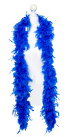 Preview: Feather boa royal blue deluxe