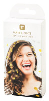 Aperçu: Chaîne lumineuse LED pour cheveux dorée 1m