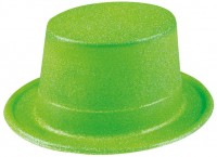 Aperçu: Chapeau de fête pailleté vert fluo