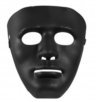Widok: Czarna maska na twarz