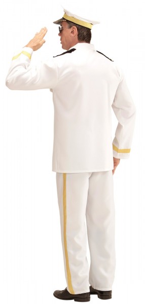 Navy Kapität Herrenkostüm Weiß 3