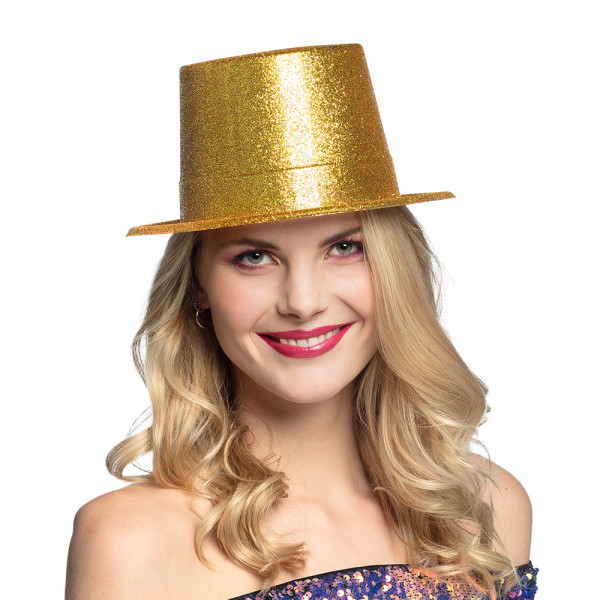 Glitter party hat gold