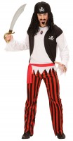 Oversigt: Farligt pirat Johnny mænds kostume