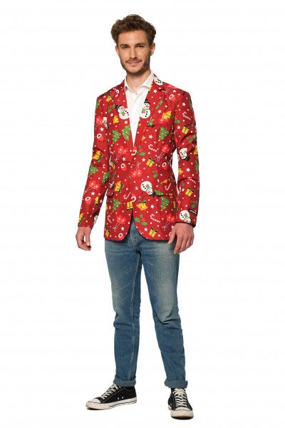 Suitmeister Blazer Christmas Red Icons 2