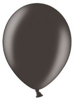 Vorschau: 100 Partystar metallic Ballons schwarz 23cm