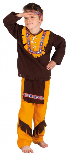 Indian watchful bear child costume