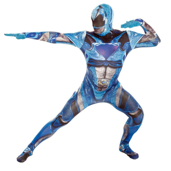 Morphsuit bleu Power Ranger Deluxe
