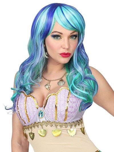 Mermaid Serena ladies wig