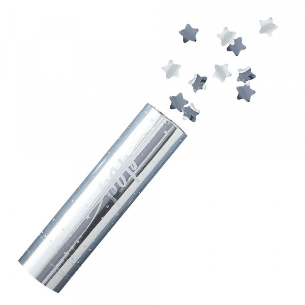 Silver Star confetti kanon