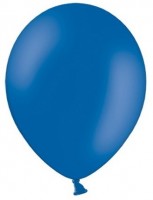Vista previa: 50 globos estrella de fiesta azul real 23cm
