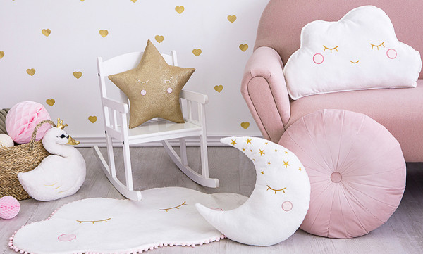 Sweet Dreams Moon Cushion 39 x 40cm