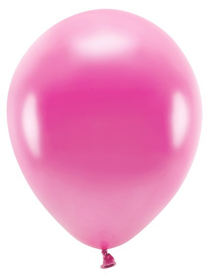 100 Eco metallic Ballons pink 30cm