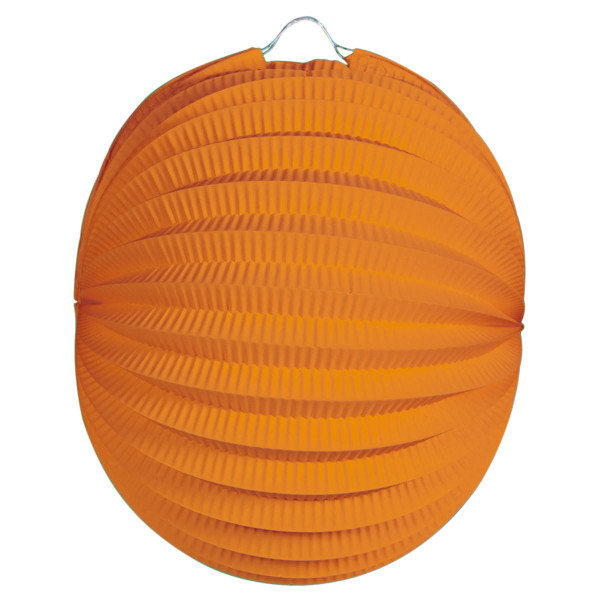 Lampion uni orange 22cm