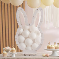 Preview: Easter dream bunny shape balloon stand