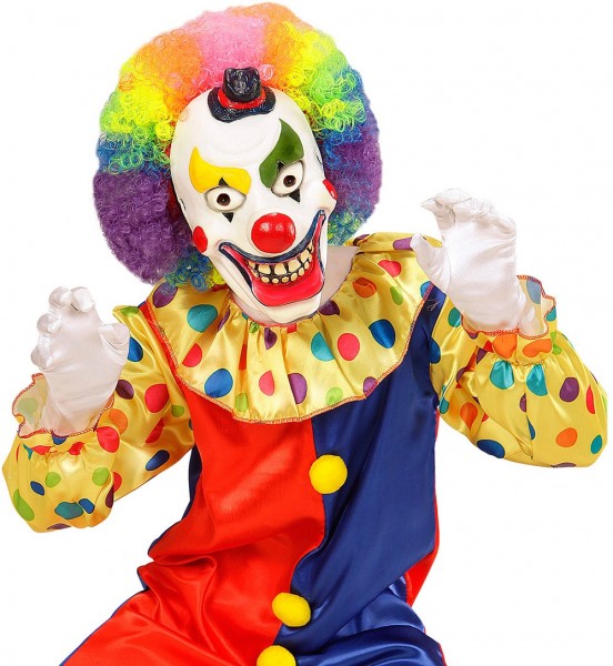 Masque en latex pour enfants Killer Clown Paul 2