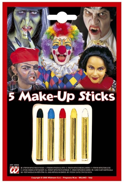 Colorado make-up pencils set of 5