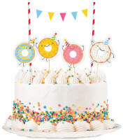 Anteprima: Set di decorazioni per torta con ciambella felice