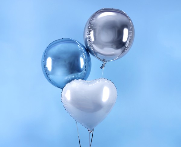Kugelballon Partylover azzurro 40cm 3
