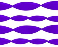 Purple crepe streamer 24m