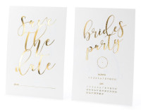 10 Save the date Brides Party Einladungskarten