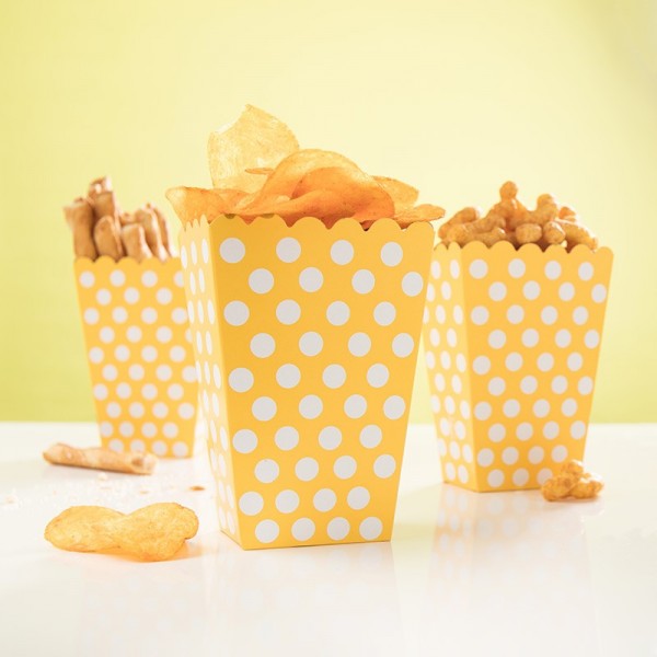 Snack Box Lucy Yellow Dotted 8 pieces