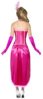 Pink burlesque dancer costume