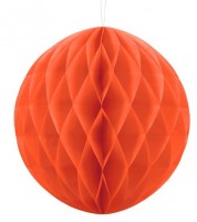 Voorvertoning: Honingraatbal Lumina oranje 30cm