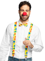 Oversigt: 3-teiliges Clown Verkleidunggset