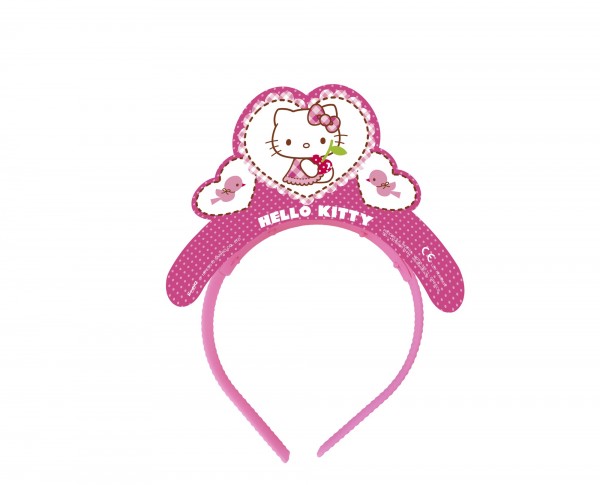 Lot de 4 diadèmes d'anniversaire Hello Kitty pour filles