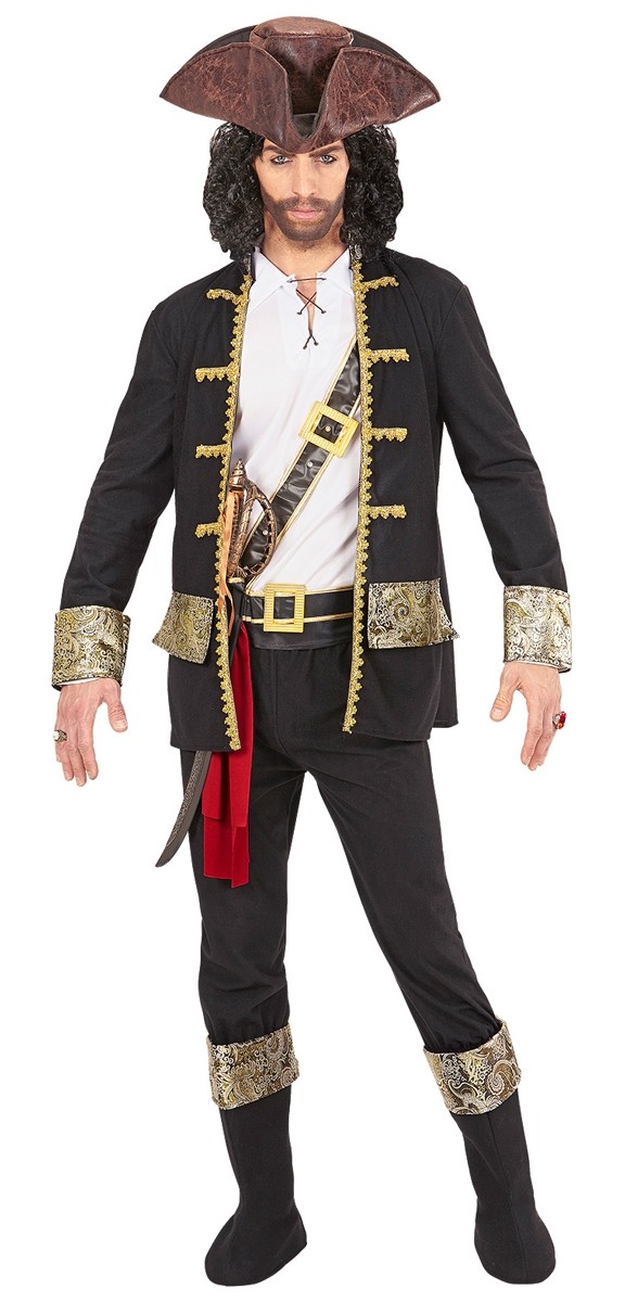 Captain Goldzahn Piraten Herren Kostüm