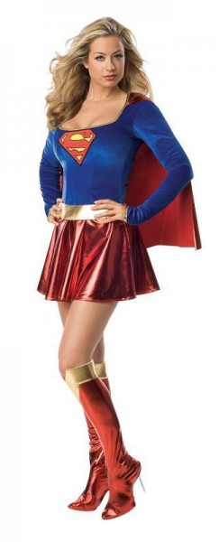 Superwoman Fasching dames kostuum