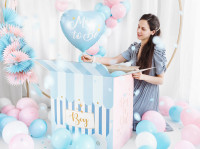Preview: Blue mom to be heart balloon 45cm